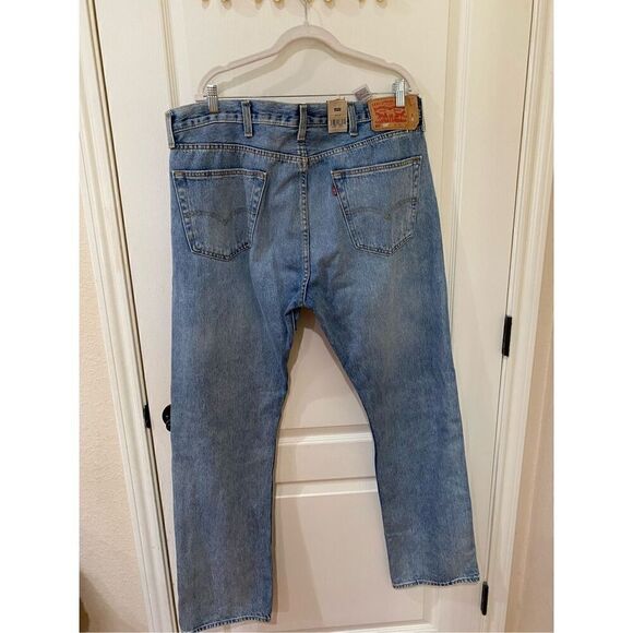 NWT LEVI'S 501 150 ANNIVERSARY EDITION PEACE STONEWASH WATER-LESS JEANS W38 L34 - Picture 6 of 6